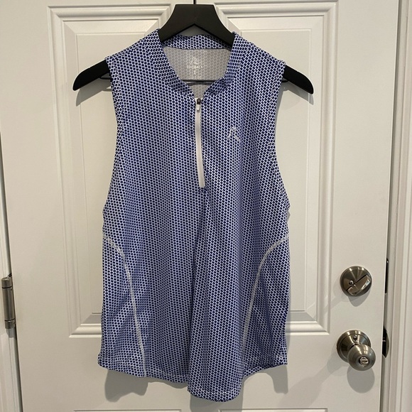 Rhoback Tops - Rhoback Don’t Mess With Texas Sleeveless Performance Qzip Women’s Size Large